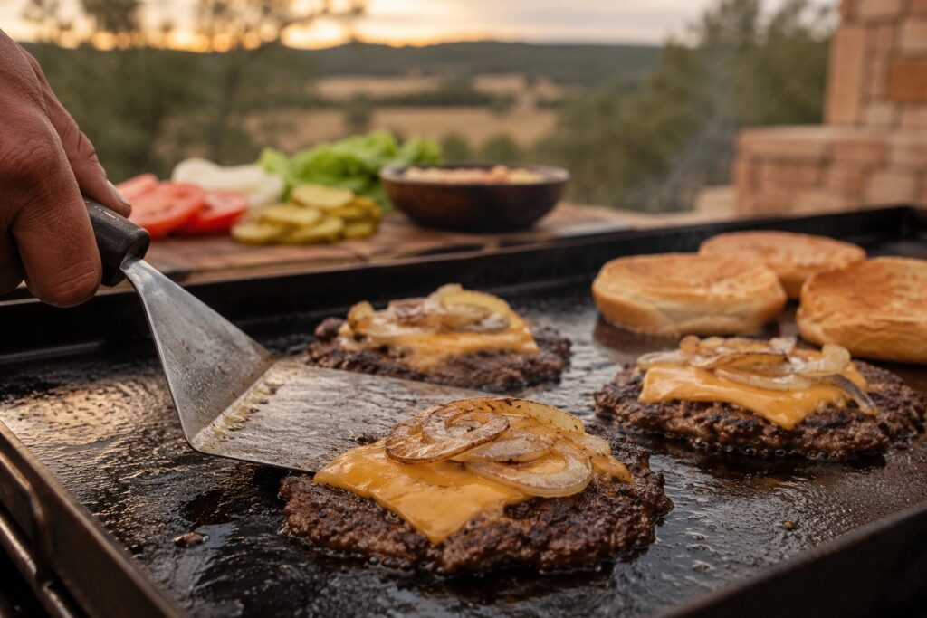 Venison Smash Burgers A Summer Cookout Recipe from the Ranch _ Cen-Tex Marketing